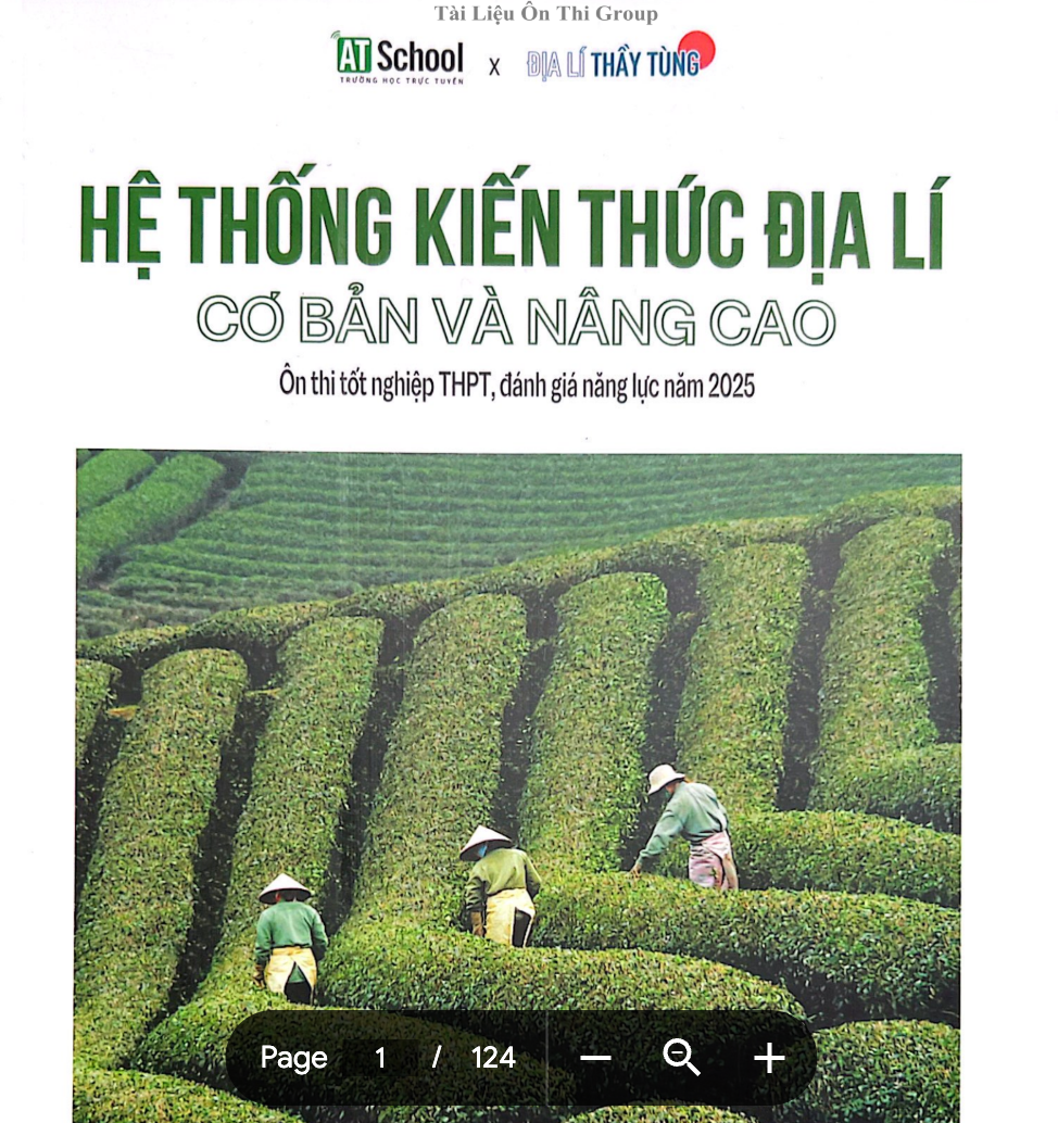 EBOOK ĐỊA LÝ THẦY ĐÀM THANH TÙNG