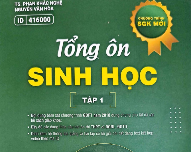 Tổng ôn Sinh Học thầy Phan Khắc Nghệ tập 1